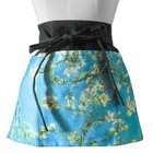 Waitress Serving Apron With 3 Pockets Half Waist Server Waiter Women
