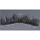 Medieval Town Houses Tabletop Terrain- Terrain Fantasy For D d  Warhammer 28mm