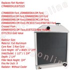 c7nn8005h 3-row Radiator For Ford new Holland 233 2000 2600 3000 3600 4000 4200