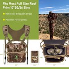 Binocular Harness Pack With Rangefinder Pouch And Rain Cover For Hunting