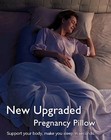 Pregnancy Pillow Original F Shaped Maternity Pillow For Pregnant Women Air Layer