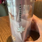 Nwt Rare Starbucks Red Christmas Rotating Coffee And Gingerbread Man 12 Oz