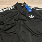 Adidas Originals Firebird Womens Tracksuit Set Top Bottom Black Loose