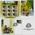 Exclusive Set Cherry Dumplings  Ukraine Ukrposhta Cardmaximum Sheet  Fdc Kyiv