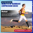 3 Pairs Compression Socks For Women   Men 15-20 Mmhg best Support For Cycling At