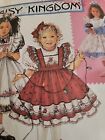 Simplicity 9946 Daisy Kingdom  2-4 6x Pinafore Petticoat Apron Fancy Dress Cut