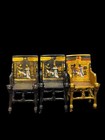 Tutankhamun Royal Chair Set Mini Pharaoh Thrones Egyptian Decor Ancient King