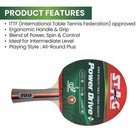 Table Tennis Racquet Bat Sports Play Power Drive Plus Ping Pong Paddles 174 Gram