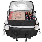 Food Delivery Large Backpack Insulated Reusable Pizza Delivery Bag  4 Cup Holder