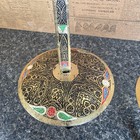 Pair Vintage Ornate Fencing Toledo Spain Foil Swords Etched Bell Guard Set