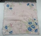 Vintage antique Lovely Floral Paisley Cotton Handkerchief Lot Of 5