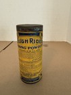 Teddy Roosevelt Rough Rider Baking Powder Tin Can Vintage