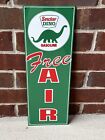 Sinclair Free Air Garage Metal  Gasoline Gas Sign Pump Oil