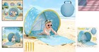 3-in-1 Baby Beach Tent With Upf 50  Protection - Pop-up Portable Play Space