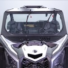 Front Glass Windshield W sliding Vents wipers For Can-am Maverick Max X3 2017 
