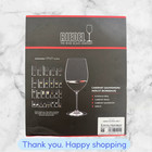 Riedel Vinum Cabernet merlot Wine Class  Set Of 2 Clear Brand New Shipping