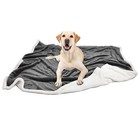 Dog Blanket For Medium Large Dogs Pet Soft Fleece Warm Sherpa Reversible Us