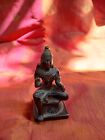 Lord Shiva Statue Antique Bronze India Hindu Deity Snake God I