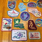 Vintage Lot Of 50 Assorted Bowling Patches   Wibc   Abc Unused 
