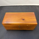 Vintage 70s Lane Cedar Chests Mini Cedar Chest No Key 9  Long X 4  H X 4 1 2  W 
