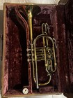 Holton Collegiate Cornet 1957 Model 504 Does Play  Good Condition  Read Descript