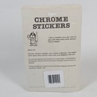 Vintage Gold Circle Motorcycle Chrome Stickers Decal Specialties Mason City Ia