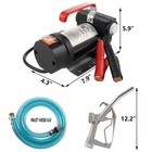 12v Dc Electric Fuel Transfer Pump For Diesel Kerosene 10 Gpm With Nozzle Hoses