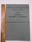 1940 Civil Aeronautics Medical Examiner Handbook Pilot Certificate Aviation Dc