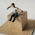 Arttista  1298 - Man To Sit In Car - O Scale Figure - Model Trains - New