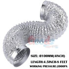 Aluminum Ducting Dryer Vent Hose  4  Inch  8ft  Flexible Non-insulated Air Pipe