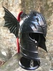 Medieval 20 Guage Helmet Daemon Targaryen Helmet Larp Cosplay Dargon Helmet Repl