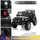 Electric 12v Battery Powered Jeep Kids Ride On Car 2 Seat Vehicle Jeep W remote