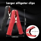 Battery Alligator Clips  12 24v  12awg Cable With 30a Fuse   Size  6 5ft 198cm