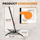 6  X 3 8  Steel Paddle Powder Coated Shooting Steel Dueling Tree Action Target