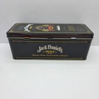 Jack Daniel s Whiskey Collectible Tin Box Old No 7 Black Gold Bar Decor Usa Made