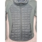 The North Face Thermoball Hybrid Quilted Hoodie Jacket Green Womens S 18x25