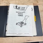 Vintage Original Lawn Chief Equipment Sales And Service Manual 1980s Binder