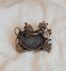Miniature Antique Vintage Art Deco Photo Frame Pin Jewlery
