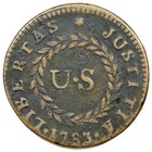 1783 C 1-a Pointed Rays  Lg U s  Constellatio Colonial Copper Coin