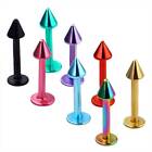 8-40pcs 16g Lip Ring Surgical Steel Labret Studs Tragus Helix Ear Body Piercing