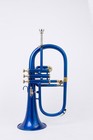 Colored Flugelhorn  Ultrasonically Clean  Case-mouthpiece  Ready To Play-brs