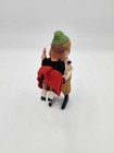 Vintage Schuco Wind Up Bavarian Dancing Boy   Girl With Key Works 