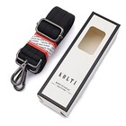 Purse Strap Replacement Crossbody Handbag Stripe Wide Gun Metal Buckle-23