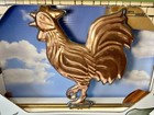 Good Directions Copper Rooster Weathervane 28 hx11 w roof Or Pole Mount Assembly