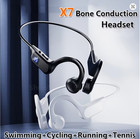 Wireless Bluetooth Earbuds Ipx8 Waterproof Swimming Sports Run Headphones W  Mic