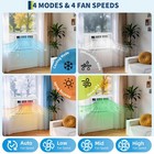 8000btu Window Air Conditioner   Heater Unit Wifi   App remote Control 350 Sq ft
