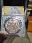 1904 Serbia 5 Dinara Anacs Graded Xf 45 Silver Crown