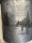 Vntg No 901  Wendell August  Waste Can - Hammered Aluminum  Drake Well 8 27 1859