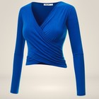 Womens Wrap Body Crop Top