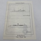 Vintage 1990 Cunard Ocean Liner Ephemera Lot Qe2 Royal Review Program 150th